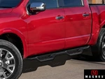 Aps Black Side Step Nerf Bars For 04-24 Nissan Titan Crew Cab. Fixed Price $458.00.