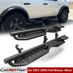 Longsun Running Board 2021-2026 Ford Bronco 4DOOR Nerf Bars Side Step Plates. Fixed Price $232.00.