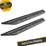 Go Rhino D64049T Black Dominator Xtreme Side Steps With Mounting Bracket Kit. Fixed Price $785.25.