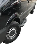 Black Horse Transporter Running Boards Fit 1999-2025 Ford E-350 Sd. Fixed Price $480.74.