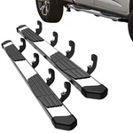 6.4'' Side Step For 19-25 Silverado/sierra 1500 Crew Cab Running Boards Nerf Bar. Fixed Price $199.99.