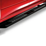 Genuine Mopar Aluminum Running Boards Black For Quad Cab 82211700AE. Fixed Price $699.60.
