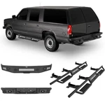 Front Bumper Rear Running Board Nerf Bars For 1992-1999 Chevy Suburban. Fixed Price $279.55.