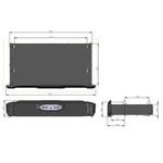 Rock Slide RS-1600 R-step 16" Wide W/uni Brackets Mount On Flat Surface. Fixed Price $943.99.
