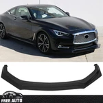 For 17-22 Infiniti Q60 Ikon V4 Style Front Bumper Lip Spoiler Kit Unpainted Pu. Fixed Price $89.99.