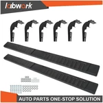 Labwork Quad Cab 6" Black Running Board Nerf Bar Side Step H For Dodge Ram 09-18. Fixed Price $105.42.