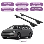 Erkul Roof Rack Cross Bars For Vw Jetta Sportwagen 2009-2014 Black. Fixed Price $159.90.