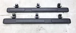 New Oem Mopar Black Tubular Side Step Bars 82215327AB For Wrangler 4DR 2018-2026. Fixed Price $715.95.