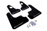 Rally Armor MF10-UR-BLK/WH Mud Flaps W/white For 08-15 Mitsubishi Lancer Evo X. Fixed Price $154.00.
