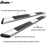 Fits 19-25 Ram 1500 Crew Oe Style Chrome 5IN Side Step Nerf Bars Running Boards. Fixed Price $189.99.