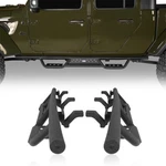 Side Steps Nerf Bar Running Board Textured Steel Fit 2020-2026 Jeep Gladiator Jt. Fixed Price $199.91.