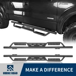 Hooke Road Textured Wide Drop Side Steps 2PCS Ford F-150 Supercrew 09-14. Fixed Price $249.71.