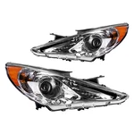 2PCS Headlights Assembly For Hyundai Sonata 2011-2014 Driver And Passenger Side. Fixed Price $105.99.