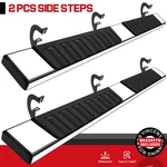 Fit 07-18 Chevy Silverado 1500 Double Cab 6" Side Step Running Board Nerf Bar. Fixed Price $119.99.