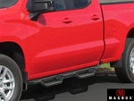 Aps Black Side Step Nerf Bars For 19-26 Silverado Sierra Double Cab. Fixed Price $452.00.