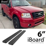 Iboard Stainless Steel 6" Running Fit 04-08 Ford F150 Regular Cab. Fixed Price $189.99.