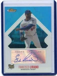 2006 Topps Finest #155 Francisco Liriano Auto "blue Refractor" Rc #151/299 91021. Fixed Price $15.96.
