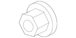 Genuine Ford Mount Bracket Nut W706840-S440. Fixed Price $10.44.