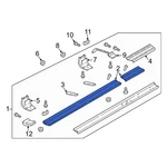 Ford F-450 Super Duty 2017-2022 HC3Z16N454CA Rear Left Running Board. Fixed Price $100.43.
