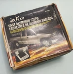 Bully AS600 Cast Aluminum Step Pair 300LB Load For Truck,suv-new. Fixed Price $75.00.
