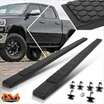 For 19-24 Ram 1500 Crew Cab 5" Side Step Pad Nerf Bar Flat Running Board Black. Fixed Price $262.31.
