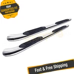 Promaxx Automotive 41279S 4" Cab Length Polished Oval Curved Step Bars. Fixed Price $370.16.