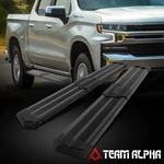 Fits 2019-2021 Silverado Crew Cab J2 Black 10" Pleated Step Bar Running Board. Fixed Price $399.99.