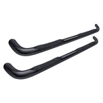 Ford F-150 2015-2024 Trailfx A0052B 3" Cab Length Black Round Step Bars. Fixed Price $219.08.
