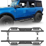 Side Step Running Board Nerf Bar Rock Rails Fit 2021-2024 Ford Bronco 4-DOOR. Fixed Price $199.69.
