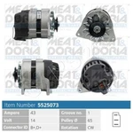 Alternator Austin Metro Daimler Ford Land Rover Ldv Mg Morris 63-93 5007075. Fixed Price $83.08.