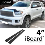 Running Board Side Step Nerf Bars 4IN Aluminum Black Fit Toyota Sequoia 08-22. Fixed Price $177.95.
